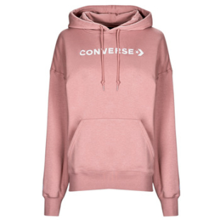 EMBROIDERED WORDMARK FLEECE HOODIE