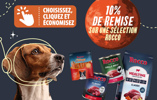 10 % de remise sur Rocco