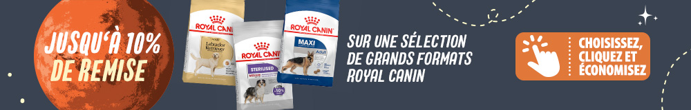 Jusqu'à 10 % de remise sur Royal Canin 