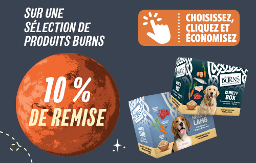 10 % de remise sur une sélection de produits Burns