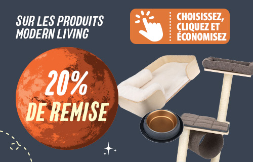 20 % de remise sur une sélection Modern Living