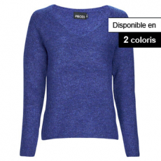PCELLEN LS V-NECK KNIT
