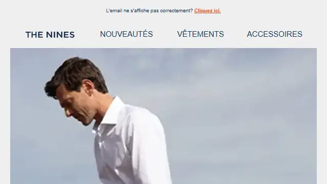 Newsletter de The nines : Chemises infroissables : bientôt la fin de la précommande !