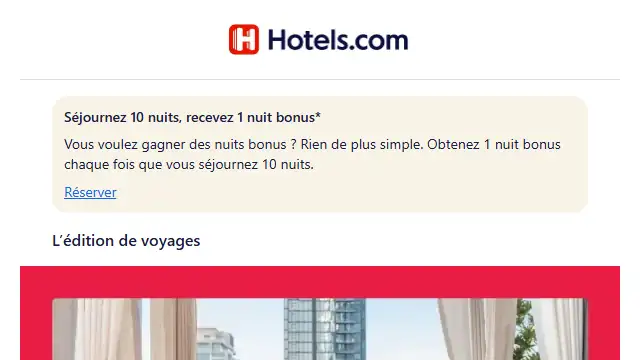 Newsletter de Hotels.com : Ces villes vous attendent, là, tout de suite